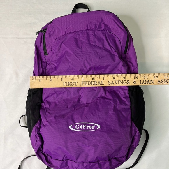 G4Free Lightweight Packable Backpack- Hiking -Purple - Picture 3 of 13